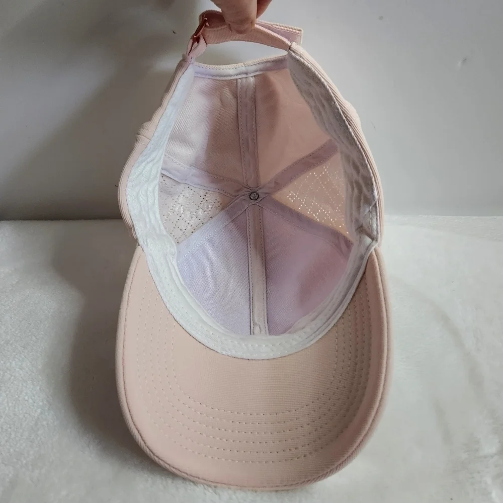 Gaiam Wander Breathable Geo Blush Pink Baseball Hat Cap
